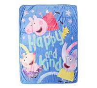 Northwest Peppa Pig Silk Touch Throw Blanket, 46" x 60", Happy Peppa