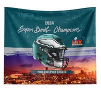 NORTHWEST Philadelphia Eagles NFL 2024 Super Bowl 59 Champions Wall Hanging, 34 x 40 inches