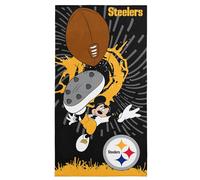 NORTHWEST Pittsburgh Steelers NFL Mickey Mouse Kickoff Design 30 x 60 inch Beach Towel