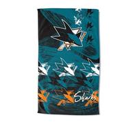 NORTHWEST San Jose Sharks NHL Distorter Micro Fiber Beach Towel 40 x 72 Inches