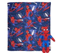 Northwest Spider-Man 825987 40 x 50 in. Spider-Man Character & Symbols Silk Touch with Plush Hugger