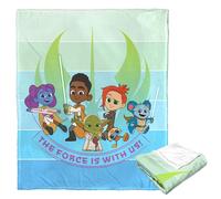 Northwest Star Wars - Young Jedi Adventures Silk Touch Throw Blanket, 50" x 60", The Force is with Us