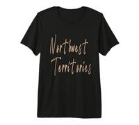 Northwest Territories Canada Vintage Elegant Design Premium T-Shirt
