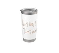 Northwest Territories Canada Vintage Elegant Design Stainless Steel Insulated Tumbler