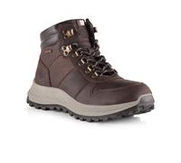 Northwest Territory HEWITT Women's Leather Waterproof Hiking Boots in Dark Brown | Size: 4 Northwest Territory Dark Brown 4