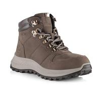 Northwest Territory HEWITT Women's Waterproof Leather Walking Boots - Premium Mid-Cut Hiking Boots - Durable Outdoor Footwear for Trail, Hiking & Trekking