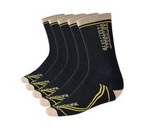 Northwest Territory Hiking Socks Mens Womens Trek and Trail Walking Coolmax Lightweight Moisture Wicking (as8, numeric, numeric_9, numeric_12, regular, regular, Black/Beige)