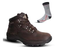 Northwest Territory INUVIK Men’s Mid Rise Waterproof Leather Hiking & Walking Boots