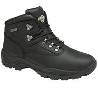Northwest Territory Inuvik Men's Hiking/Walking Leather Waterproof High Rise Boots (Black, numeric_7)