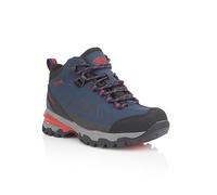 Northwest Territory Keele HIGH Ladies Waterproof Leather Walking Hiking Lace-UP Boot (Navy/Red, 8 UK, numeric_8)