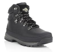 Northwest Territory KENDAL Men's Suede Leather Waterproof Walking Boots, Hiking and Trekking Footwear, Black, 10 UK