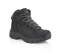 Northwest Territory Ladies Emerald Premium Leather Waterproof Walking Boots Breathable Lace Up Hiking Outdoor Trekking Boots (Black, 5 UK, numeric_5)