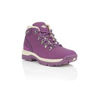 Northwest Territory Ladies Trek Lace Up Leather Upper Water Proof Walking/Hiking/Outdoor Trekking Boot (Purple, 4 UK, numeric_4)