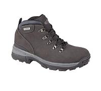 Northwest Territory Ladies Trek Lace Up Leather Upper Water Proof Walking/Hiking/Outdoor Trekking Boot (Grey, 8 UK, numeric_8)