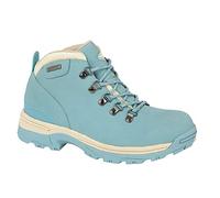Northwest Territory Ladies Trek Lace Up Leather Upper Water Proof Walking/Hiking/Outdoor Trekking Boot (Sky Blue, 7 UK, numeric_7)