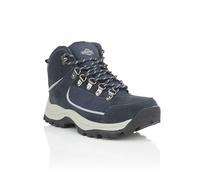 Northwest Territory Ladies Victoria Suede Leather Waterproof Hiking/Walking/Trekking Boots, Navy, 4