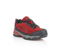 Northwest Territory Ladies Waterproof Hiking/Walking Shoes (Keele Lo Red/Black, 7 UK, numeric_7)