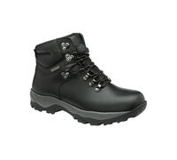 Northwest Territory Men's Creston Leather Waterproof Walking Boots in Black | Size: 10 Northwest Territory Black 10