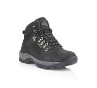 Northwest Territory Men's Hudson Lace Up Black Nubuck Leather Waterproof Hiking/Walking/Outdoor Boot, Black Nubuck, 9 UK