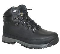 Northwest Territory Mens Leather Waterproof Walking Hiking Trekking Work Boots (9 UK, Black Pelly)