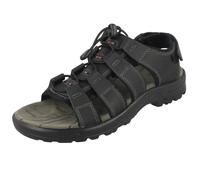 Northwest Territory Mens Northwest Territory Toggle Fastened Sandals Kenya - Black - UK 9