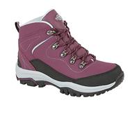 Northwest Territory Women's Texas Leather Waterproof Mid Rise Trekking and Hiking Boots
