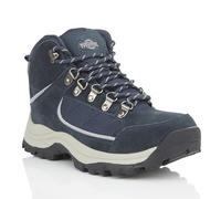 Northwest Territory Women's Victoria Waterproof Suede Walking Boots Breathable Comfortable Lace Up Lightweight Hiking Outdoor Trekking Boots, Navy, 7