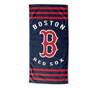Northwest The Company MLB Boston Red Sox Striped Beach Towel, 30 x 60-inches