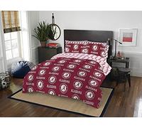 Northwest The Company NCAA Rotary Bed in Bag Set, Shell, Shams, and Sheets, Comforter Fill: 100% Polyester Fiber, Bears-c1, Queen