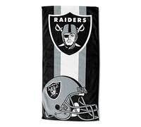 Northwest The Company NFL Las Vegas Raiders Zone Read Beach Towel, 30" x 60\