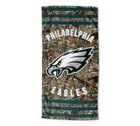 Northwest The Company NFL Philadelphia Eagles Beach Towel, 30" x 60", Realtree Stripes