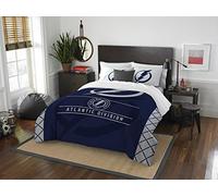 Northwest The Company NHL Tampa Bay Lightning Comforter and Sham Set, Full/Queen, Draft
