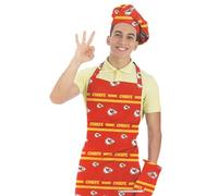 NORTHWEST The Company Official NFL 3-Piece Apron, Oven Mitt and Chef Hat Set, One Size, Team Colors, Levels, Team Colors, One size