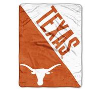 Northwest The Company Texas Longhorns Halftone Micro Raschel Throw Blanket, 46" x 60", Orange