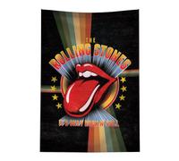 Northwest The Rolling Stones Rock Rainbow Printed Wall Hanging Tapestry, Officially Licensed Band Wall Decor, Fabric Banner for Home, Office, Dorm Room, 24 x 36 in