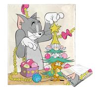 Northwest Tom & Jerry Silk Touch Throw Blanket, 50" x 60", Mouse Tree
