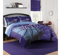 NORTHWEST Utah Jazz Officially Licensed NBA Comforter Set - Full/Queen & Twin/Twin XL - Soft Bedding with Team Logo & Pillow Shams - Basketball Fan Bedroom Set, Full/Queen
