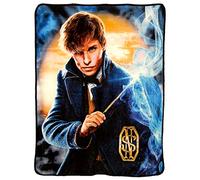 NORTHWEST Warner Brothers Fantastic Beasts, Smoke Micro Raschel Throw Blanket, 46" x 60", Multi Color