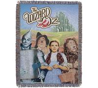 Northwest Warner Brothers Wizard of Oz, Group' Woven Tapestry Throw Blanket, 48' x 60', Multi Color