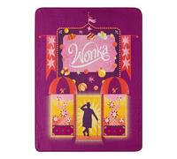 Northwest Willy Wonka Micro Raschel Throw Blanket, 46" x 60", Wonka Away