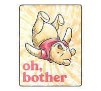Northwest Winnie The Pooh Silk Touch Throw Blanket, 46" x 60", Oh Bother