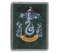 Northwest Woven Tapestry Throw Blanket, 48 x 60 Inches, Slytherin Shield