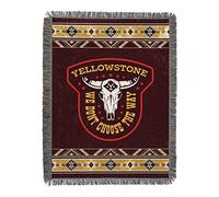 Northwest Woven Tapestry Throw Blanket, 48" x 60", Yellowstone - The Way