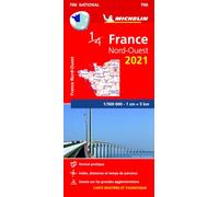 Northwestern France 2021- Michelin National Map 706: Maps