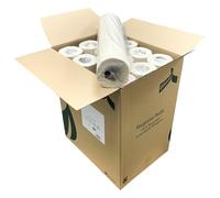 Northwood Premium 50cm x 40m White Hygiene Roll - 12 Pack, 2-Ply, Perforated, Disposable Couch Cover for Medical and Beauty Use CHSA Approved