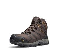 NORTIV 8 Men's Ankle High Waterproof Boots Hiking Boots Men Walking Boots Mens Backpacking Trekking&Hiking Footwear 160448_M,Size 10,Brown/Black/Tan,160448_M