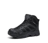 NORTIV 8 Men's Ankle High Waterproof Boots Hiking Boots Men Walking Boots Mens Backpacking Trekking&Hiking Footwear,Size 13,Black,160448_M-L