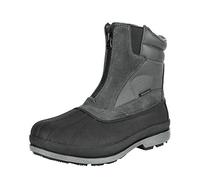 NORTIV 8 Men's Insulated Waterproof Winter Snow Boots Warm Outdoor Boots for Cold Weather,Size 11,Grey/Black,170410
