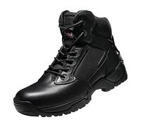 NORTIV 8 Men's Military Tactical Work Boots Hiking Motorcycle Combat Boots,Size 7,Black,Alloy