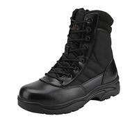NORTIV 8 Men's Military Tactical Work Boots,Size 12W,Black